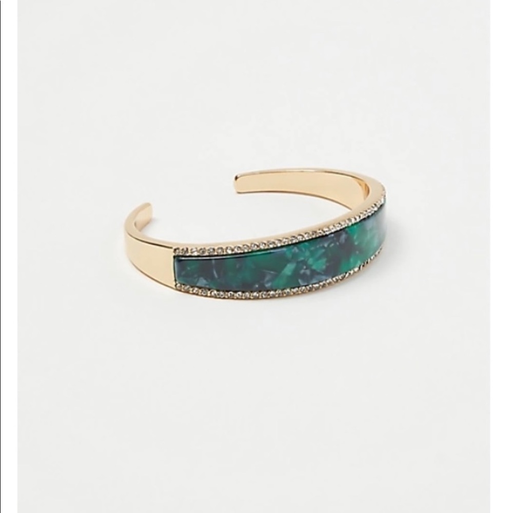 Ann Taylor tortoiseshell print cuff bracelet - Picture 3 of 12